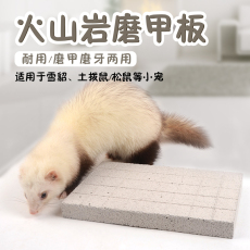 Другие 宠物貂磨甲板修甲神器龙猫兔子豚鼠磨爪板 土拨鼠刺猬磨牙石垫板