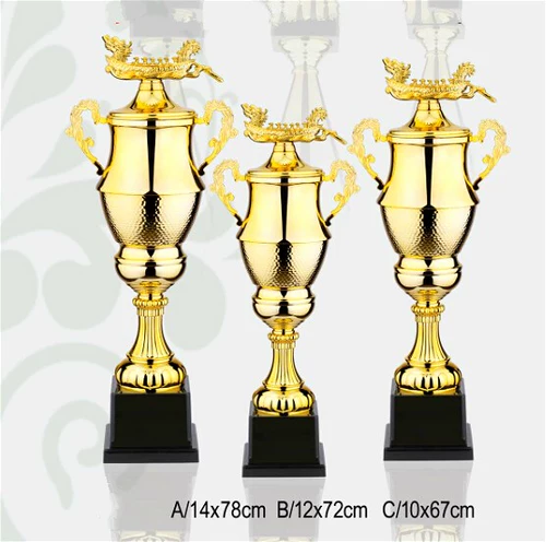 Dragon Boat Trophy Custom Football Basketball Badminton Badminton Desktop Metal High -End Tward Company Group Awards