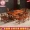 Đồ nội thất bằng gỗ gụ Dongyang Bàn trà chân hổ bằng gỗ cẩm lai Châu Phi Bàn trà gỗ rắn cổ Trung Quốc và ghế kết hợp phòng khách - Bàn ghế ngoài trời / sân