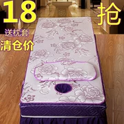 Vẻ đẹp giường thảm giường mây giường đơn băng lụa mat massage massage vẻ đẹp nệm mùa hè với lỗ