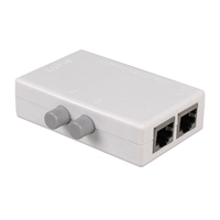 Magoto Roco Roller Network Switch 2 Port, два -один и внешний сетевой переключение 2 в и из выключения удаленного сетевого кабеля.