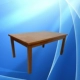 Полный деревянный стол