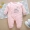 Baby dày ấm áp jumpsuit cotton sơ sinh romper cộng với bông nhồi bông ra khỏi quần áo em bé quần áo mùa đông