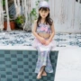 Quần áo trẻ em mới cho bé gái đồ bơi chia trẻ em Hàn Quốc Đồ bơi bé gái bơi 5 mảnh bikini nàng tiên cá - Đồ bơi trẻ em quần áo sành điệu cho be gái