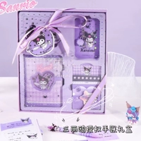 Sanrio, карманный блокнот, подарочная коробка, полиуретановый комплект, милые канцтовары, книга, подарок на день рождения