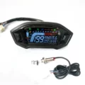 Màn hình màu HD M3 khỉ người lái xe máy ô tô bánh xe sửa đổi LCD nhạc cụ 1-6 bánh răng với đồng hồ đo nhiệt độ nước ABS đồng hồ chân gương xe máy tua đồng hồ điện tử xe máy