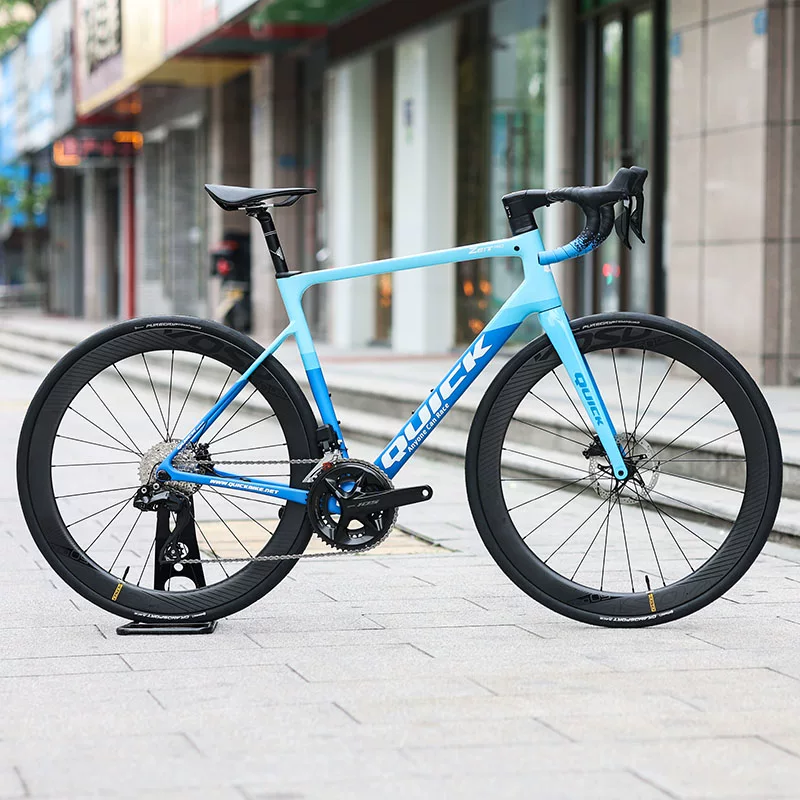 快客 Quick Zeit Pro carbon fiber highway vehicle integrated internal routing 7020 oil disc 7170 electricity
