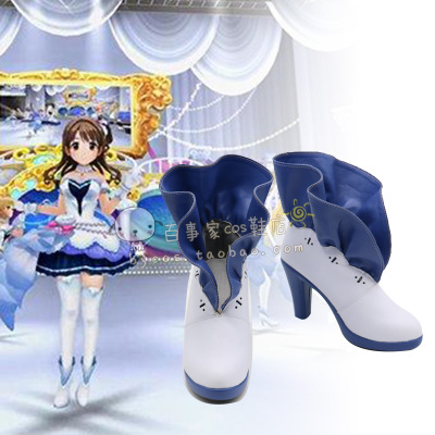 taobao agent Idol master cosplay Cinderella girl cos shoes cosplay shoes to draw