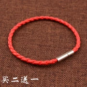 Đơn giản chất lượng cao khóa sáp dây da dây thừng vòng tay handmade nữ phiên bản Hàn Quốc của đôi nam nữ trang sức đặc biệt bán buôn