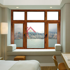 Стеклянная перегородка Дерево-алюминиевые мост алюминиевые теплоизоляция