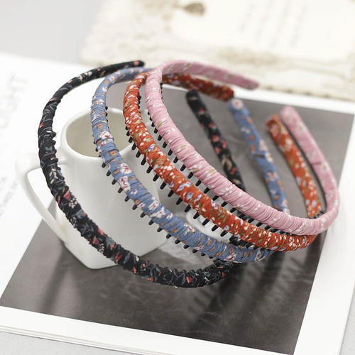 Ткань для умывания, зубчатая маска для лица, ободок, нескользящая челка, аксессуар для волос