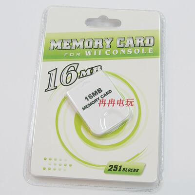 Wii 16M карта памяти Wii 16 МБ карта памяти Wii Card Card Card Machine NGC