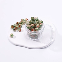 № 9 10 мм красная и зеленая размазанная картина маслом 2 шт.