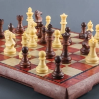 AIA UB Wood Grain Пластиковые шахматы магнитные шахматы магнитные шахматы