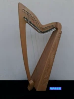 Британский музыкальный инструмент 27 Harlery Sotic Lean Lean Harp Celtic Harlery White Wood Wood
