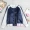 Mùa thu Nhật Bản ngọt ngào bạn gái tình yêu thêu áo khoác ngắn cô gái lỏng màu phù hợp với mềm chị đồng phục bóng chày áo khoác shop đồ nữ