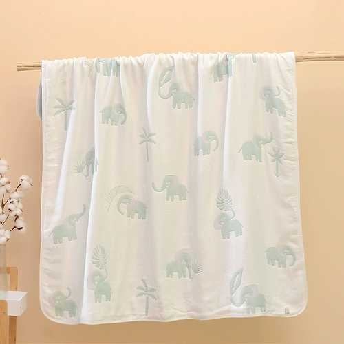 Банное полотенце для младенца, хлопковое марлевое мультяшное детское одеяло для новорожденных