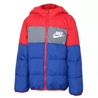 Quần áo trẻ em Nike 2018 mẫu mùa đông cho trẻ em thể thao lớn áo gió có mũ trùm đầu áo khoác cotton ấm áp 84411PJ433 áo phao cho bé gái