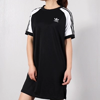 Adidas clover Women 2018 xuân mới thể thao giản dị đầm ngắn tay CE4961 - Trang phục thể thao quần áo the thao nữ adidas