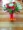 Bình hoa cưới cao cấp màu đỏ bình thủy tinh màu đỏ bình hoa sáng tạo cắm hoa bình hoa cưới - Vase / Bồn hoa & Kệ