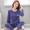 Bộ đồ ngủ nữ cotton dài tay mùa xuân và mùa thu dễ thương XL dịch vụ tại nhà mùa đông phiên bản Hàn Quốc của phần mỏng có thể mặc bên ngoài bộ đồ