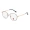 Kawakubo Bingling 5928 gọng kính gọng kim loại mỏng gọng kính nam gọng tròn gọng mặt to tròn có thể trang bị gọng kính cận thị - Kính khung