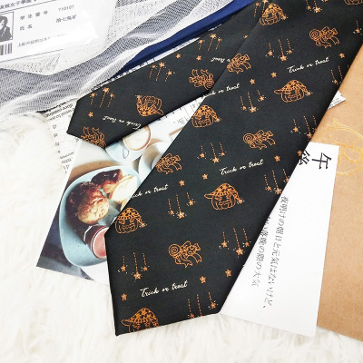 taobao agent [Dream and Treasure Spot] National Brand JK Uniform Ruohai Sunshine Trigger Pumpkin DK Tie