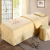 Vẻ đẹp bốn mảnh Hàn Quốc cotton body massage giường bìa đơn giản Châu Âu đơn giản bộ giường bốn mùa phổ tùy chỉnh Trang bị tấm