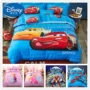 phong cách phim hoạt hình Disney Marvel ba mảnh gia đình chăn lanh giường trẻ em bốn Lightning McQueen đông lạnh - Bộ đồ giường trẻ em 	chăn ga gối cho bé sơ sinh