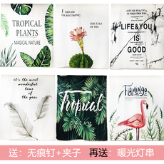 Гобелен 挂毯墙布挂布ins北欧背景布床头装饰布卧室少女心宿舍酒吧背景墙