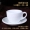 Cốc cà phê và đĩa đặt gốm dày Ý đôi cô đặc đậm đặc thêm 60 ml tách trà nóng tùy chỉnh LOGO - Cà phê