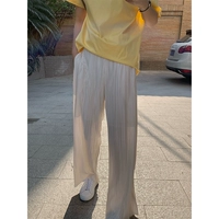 Hejing gogo [не возвращать и не менять] сгибание повседневные брюки - тонкие белые брюки