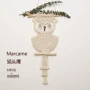 Owl Tấm Thảm Gói Vật Liệu Gửi Hướng Dẫn Ins Phong Cách Nổ Tấm Thảm Dòng Macrame Handmade Tấm Thảm Dây Bện Dòng thảm treo tường anime