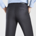 Chính hãng người đàn ông trung niên của quần lụa mùa hè phần mỏng kinh doanh bình thường lỏng lẻo sọc phù hợp với quần treo lên miễn phí Suit phù hợp