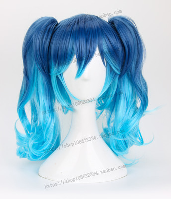 taobao agent Yangyan Project 榎 贵 音 音+tiger mouth clip gradient color cosplay wig