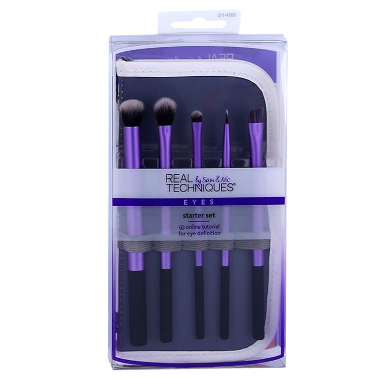 New Eyeshadow Brush 5 Piece (With Bag)Rt Beauty egg Real Techniques Diamonds Make up Sponge Powder puff Dry wet dual purpose No powder Make up eggs