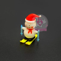 [Hokkaido Otaru ремесел] C Рождественское японское стекло украшение снеговика и рождественские животные