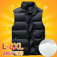 Mùa thu đông nam xuống vest vest cotton cổ cao rộng, áo dày dày ấm phiên bản Hàn Quốc của xu hướng vest đẹp trai ao ba lo nam