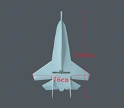 Máy bay RC Su-27 bảng ma thuật chống kt su27 máy trống phụ kiện bảng pp quá khổ 1 mét 1 bộ đầy đủ - Mô hình máy bay / Xe & mô hình tàu / Người lính mô hình / Drone