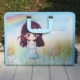 7 Grid 1608 Girl Blue