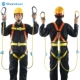 dây bảo hộ toàn thân Đai an toàn năm điểm, túi đệm nơi làm việc ở độ cao, đai an toàn chống rơi dây đai an toàn 2 móc dây đai an toàn cho thợ điện