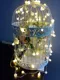 Светодиодный шаровой светильник теплый белый 10 метров 100 шаровых аккумулятор