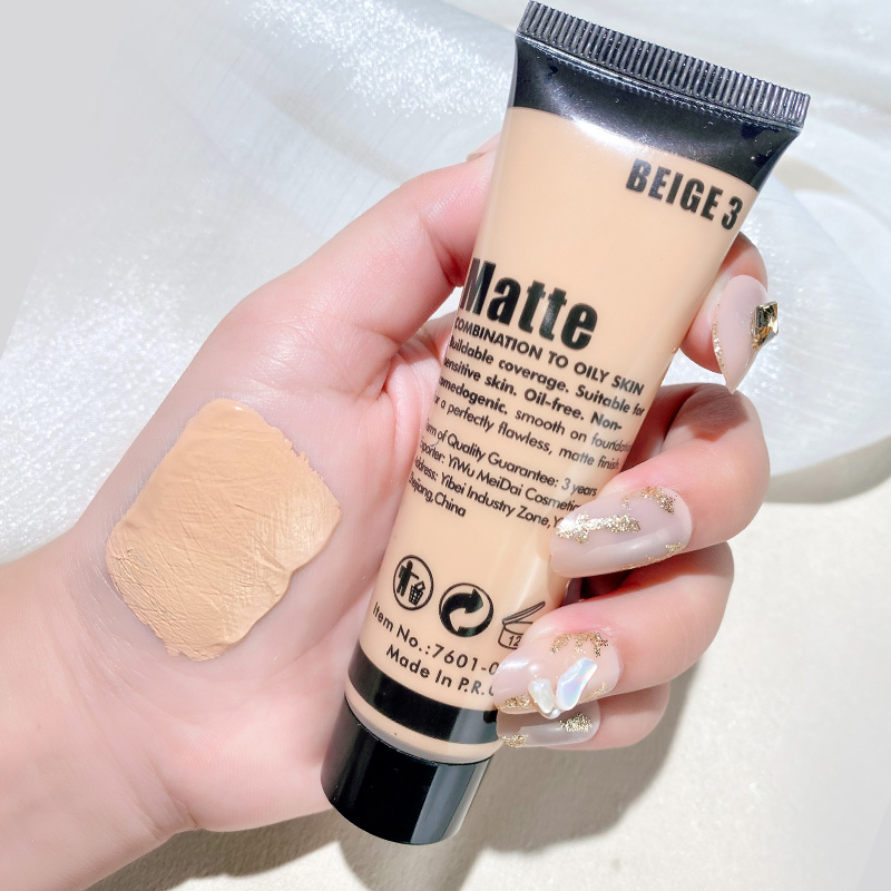 BEIGE3miss rose Concealer Liquid Foundation acne scarring cover Acne Freckles speckle dark under-eye circles face lasting Cottect