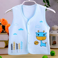 Bé vest vest mùa xuân và mùa thu phần mỏng cotton sơ sinh quần áo nam và nữ vest vai mùa hè bé mỏng vest shop thời trang trẻ em