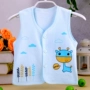 Bé vest vest mùa xuân và mùa thu phần mỏng cotton sơ sinh quần áo nam và nữ vest vai mùa hè bé mỏng vest shop thời trang trẻ em