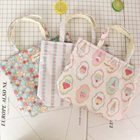 Свежий тканевый мешок с молнией, цепочка, японская экологичная сумка, ниблер для матери и ребенка, из хлопка и льна