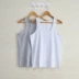 Áo thun nam trung niên và cao tuổi cotton ngắn tay áo thun size rộng màu trắng áo vest cũ mùa hè mới bố - Áo vest áo lót cho con bú Áo vest