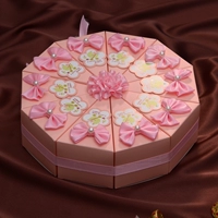 [Стиль-17] 10 коробок с розовыми моделями дня рождения
