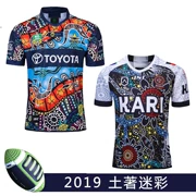 Quần áo bóng bầu dục ngụy trang của thổ dân 2019-20 Quần áo bóng đá NRL mới Quần áo bóng bầu dục bản địa Jerse - bóng bầu dục