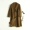 Phản công pha lê fluffy ~ trở lại thắt lưng, len hai mặt áo khoác phần dài mùa thu và mùa đông MN87180